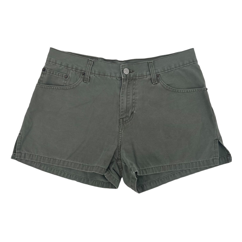 Levi's Green Denim Jean Shorts Size 11 Women's
